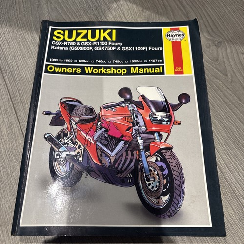 Suzuki gsxr 750 1100 - 1100, haynes