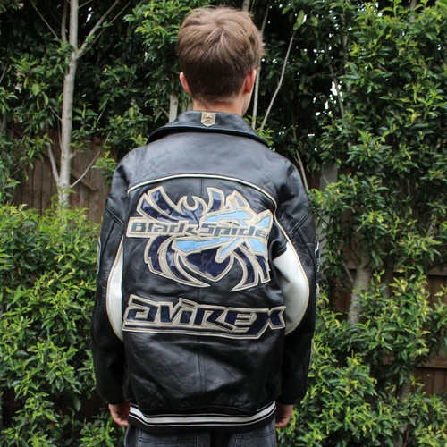 Vintage avirex black spyder - vintage,