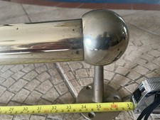 Brass foot rail vintage - brass, 2"