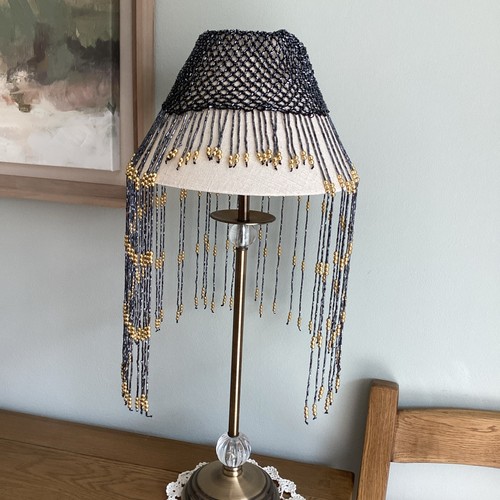 Art deco beaded - deco, cap