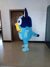 Bluey dog mascot costume party carnival adult fancy cosplay fast to
