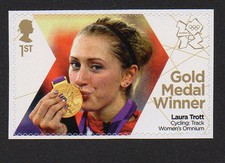 Single Stamps of 2012 Olympic Games Gold Medal Winners - SG 3342 - 3370  MINT 