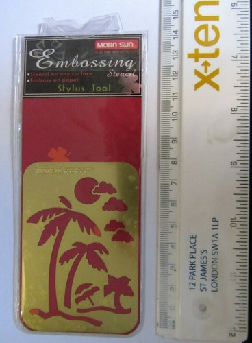 Morn sun brass embossing - morn, sun-brass