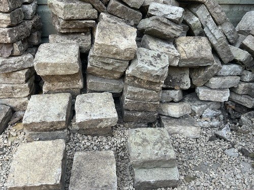 Limestone sandstone cobble - sandstone,