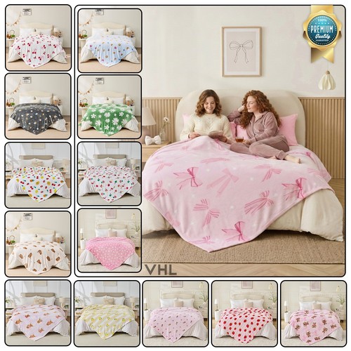 Flannel fleece throw soft - flannel,