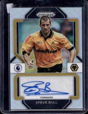 Steve Bull Auto 2022 Panini Prizm Wolverhampton Wanderers Wolves Autograph