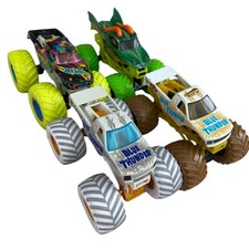 2X Hot Wheels2X  Monster Jam 1:64 Scale Monster Trucks Bundle - Toy