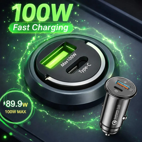 Fast car charger - 2, port
