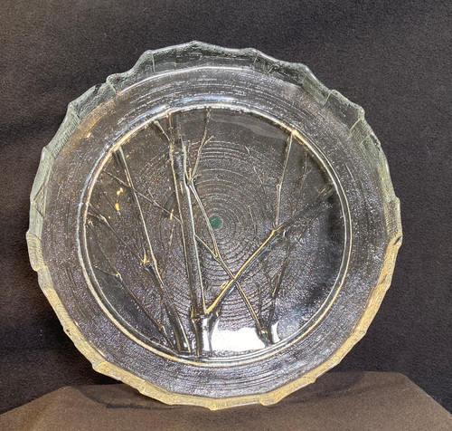 Country meadow handmade glass - meadow,