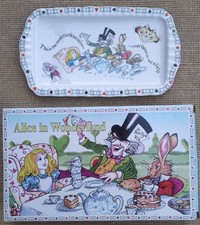 PAUL CARDEW DESIGN ALICE IN WONDERLAND RECTANGULAR TRAY - BOXED.