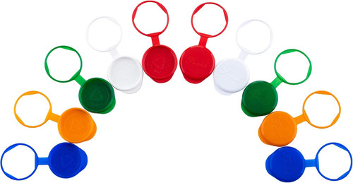 Milk bottle tops airtight - 10,