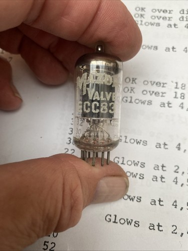 Mazda ecc83 valve tested good - valve,