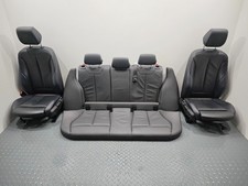 GENUINE BMW 1 SERIES F20 MSPORT FRONT HEATED & REAR SEATS SET BLUE STITCHING