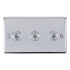 Deta Chrome Triple Toggle