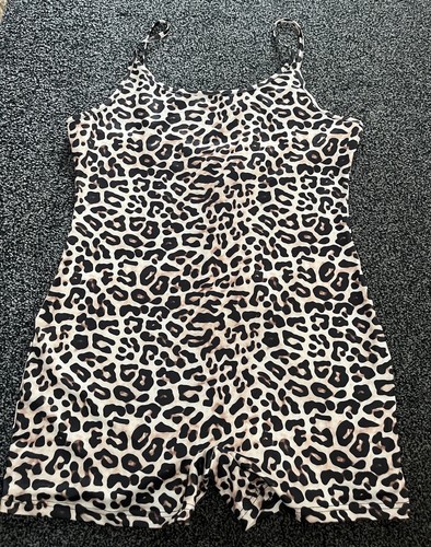 Leopard print romper size - leopard,