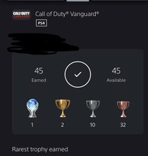 CALL OF DUTY VANGUARD PLATINUM