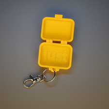 Just in Case Pill Box – Yes, Just Is in the Case | 3D Printed Keychain Organizer