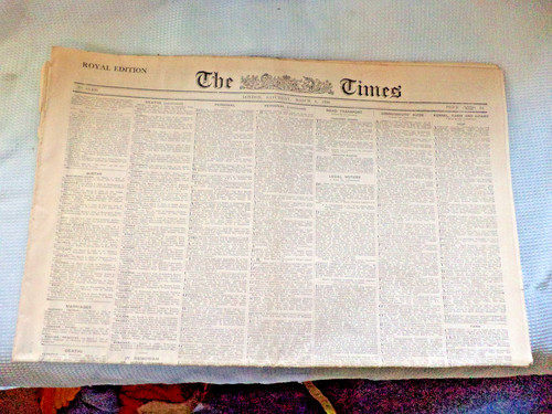 The times newspaper - the,