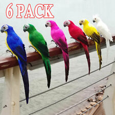 6Pack Fake Parrot Bird