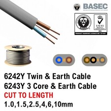 Twin and Earth Cable 6242Y 3