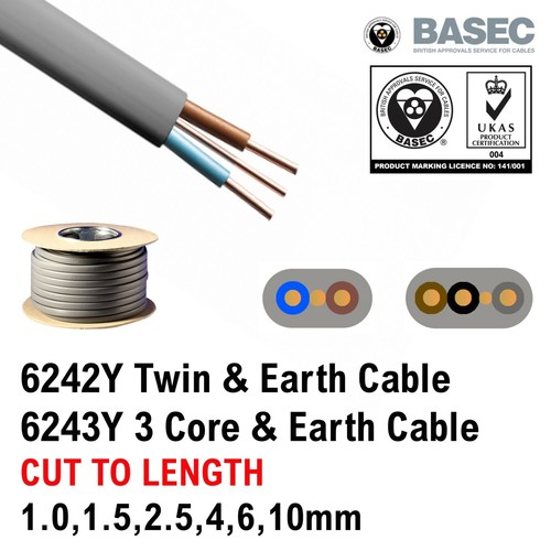 Twin and earth cable - and, 3