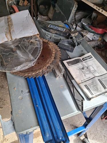 Saw bench used - saw, 240v