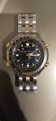 Seiko sky world timer - world,