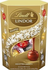 Lindt Lindor Assorted Chocolate Truffles Box - Approx 10 balls, 137g - Chocolate