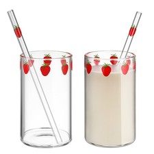  2 Count Clear Cup with Straw