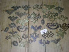 JOB LOT OF ANTIQUE BRASS