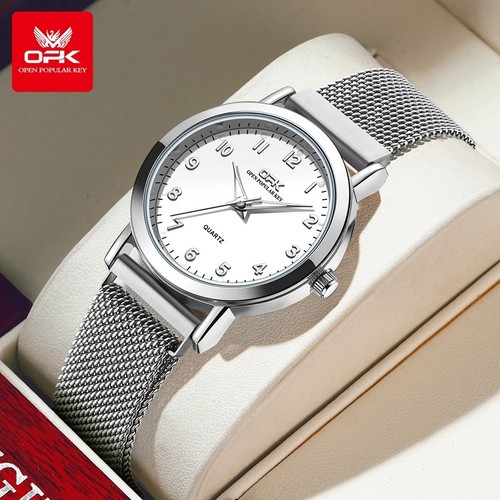 Opk womens quartz watch mesh - opk,