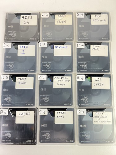 12x sony minidisc min - minidisc, md