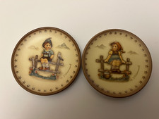 Two Beautiful Miniature Goebel Plates, 8 cm.
