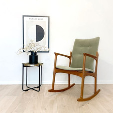 Mid-Century Teak Rocking Chair