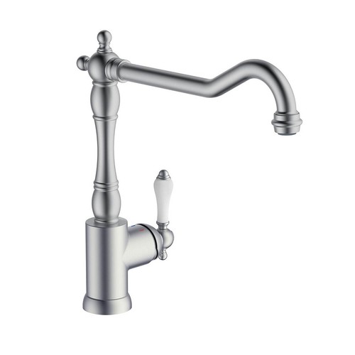 Kitchen sink tap mixer - mixer, nickel