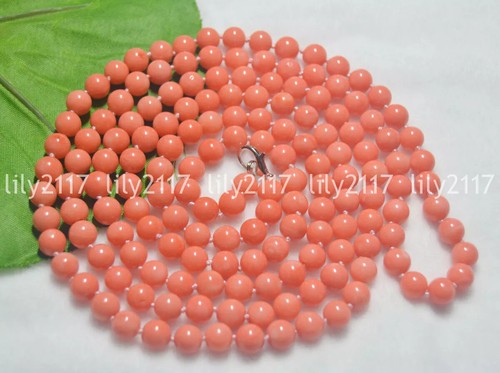 Natural 8mm genuine pink - natural,