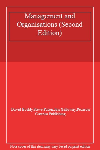 Management and organisations - management,