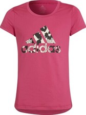 ADIDAS Girl's Pink G AR GR Tee RRP £20