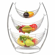 Chrome swinging fruit - swinging, bowl