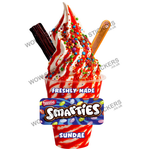 Ice cream van - , sticker