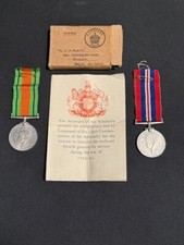 WWII British Naval Medals – Defence & War Medal 1939–45