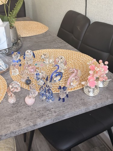 Crystal animal figures - crystal,