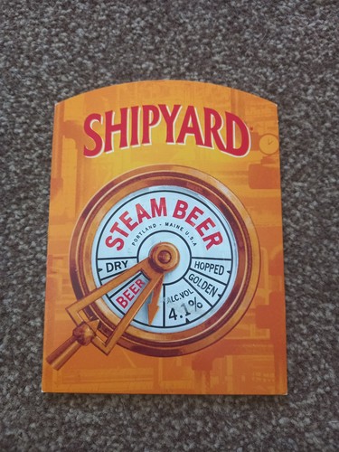 Shipyard brewery steam beer - brewery,