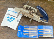 Vintage Record No. 44C Plough Plane Carpentry Tool Made in England