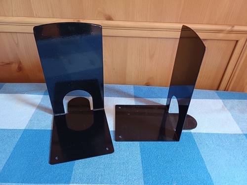 Bookends pair black - pair,