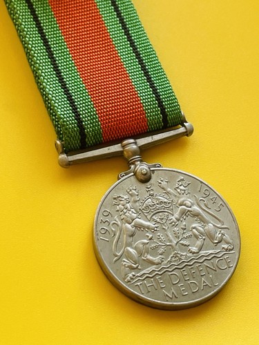 Genuine ww2 defence medal - genuine,
