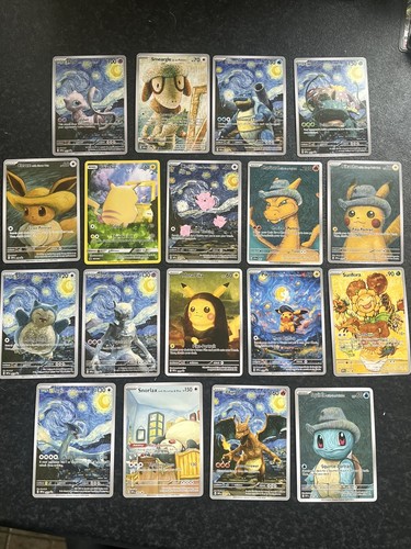 Complete set 18x van gogh - set, fan