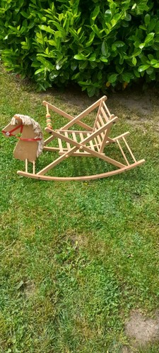 Vintage rocking horse toys - vintage,