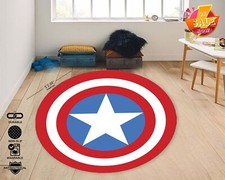 Superhero Star Shield Round