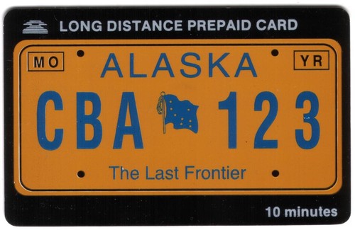 10m alaska license - license, plate